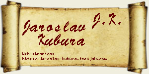 Jaroslav Kubura vizit kartica